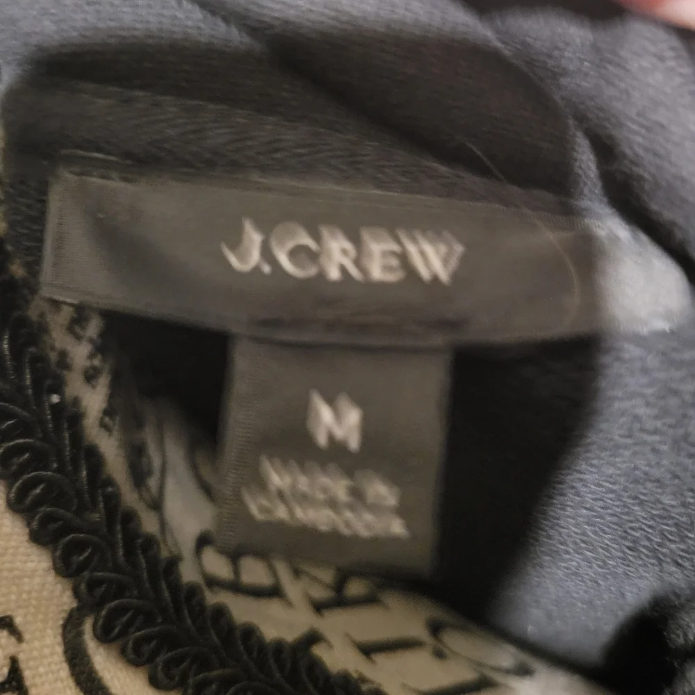 J.Crew Medium Black Pullover